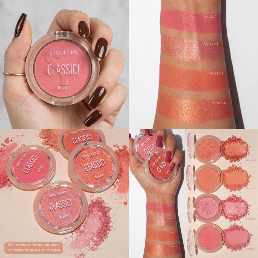 Blush compacto Classic - SpColors 