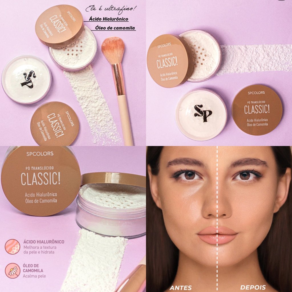 Pó translúcido Classic - Sp Colors 