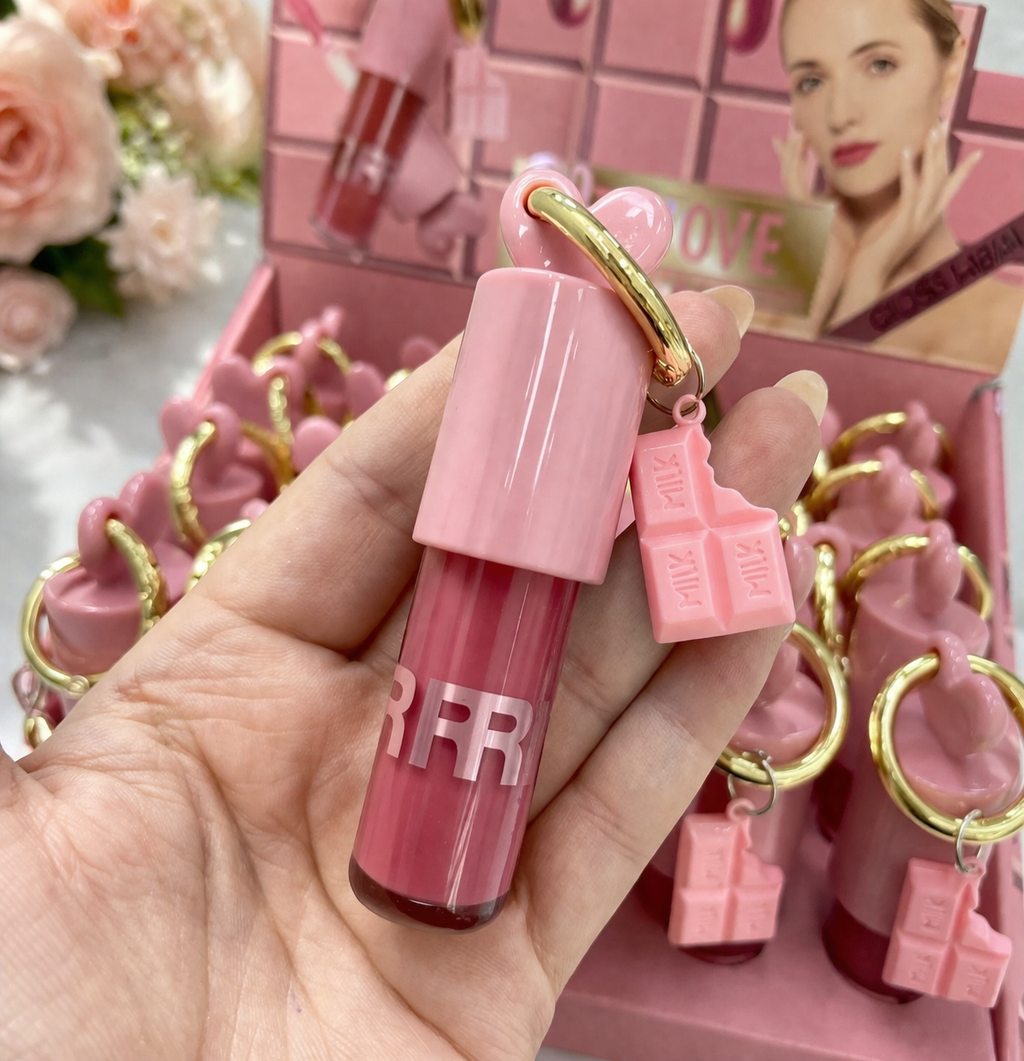 Gloss labial Lip Love + chaveiro - RR