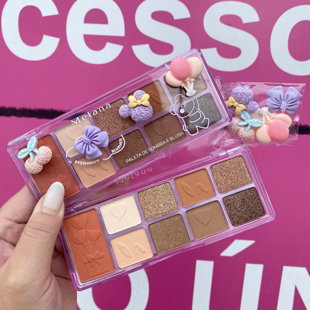 Paleta de sombra + blush Cz130 - Melana