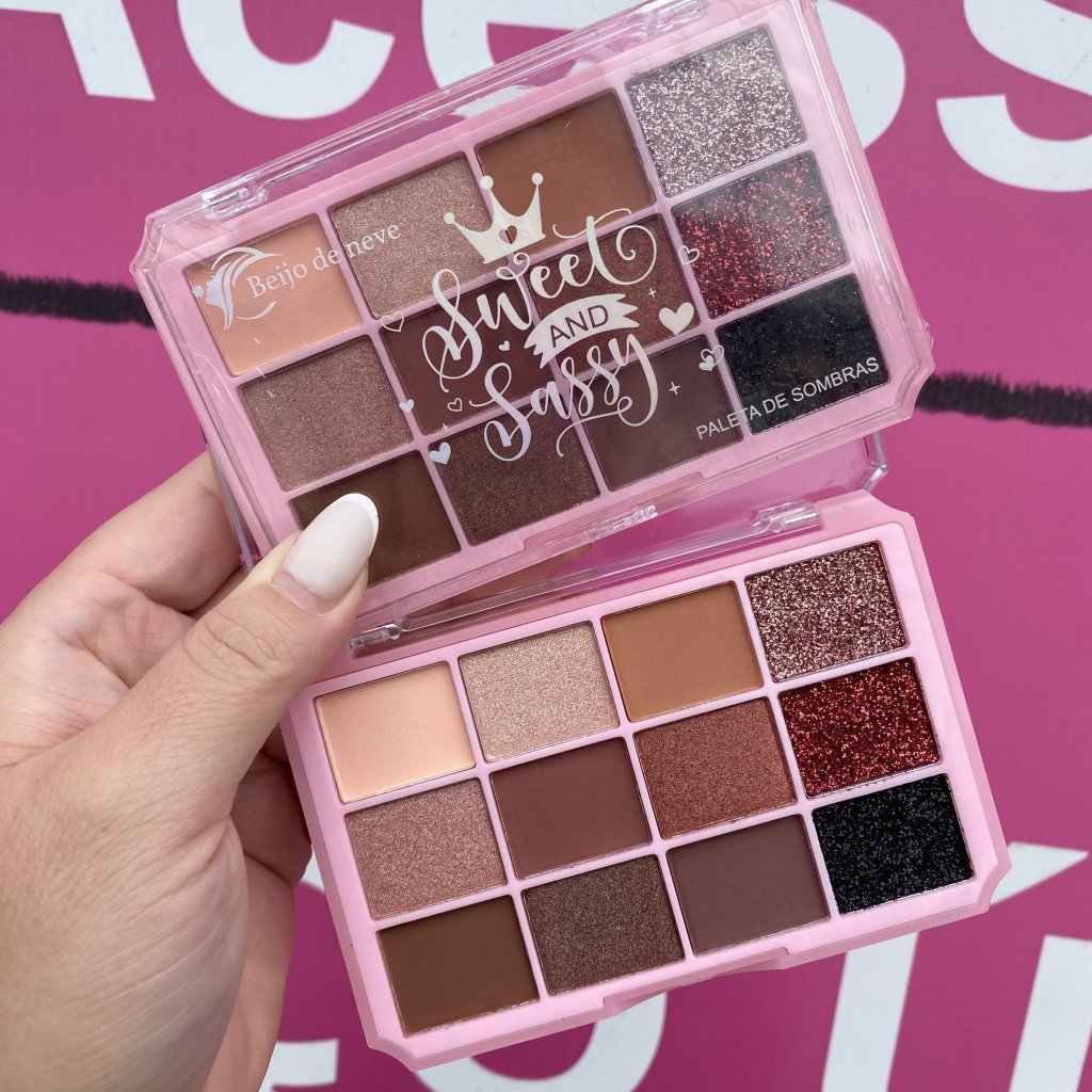 Paleta de sombra Sweet And Sassy 01 - Beijo de neve 