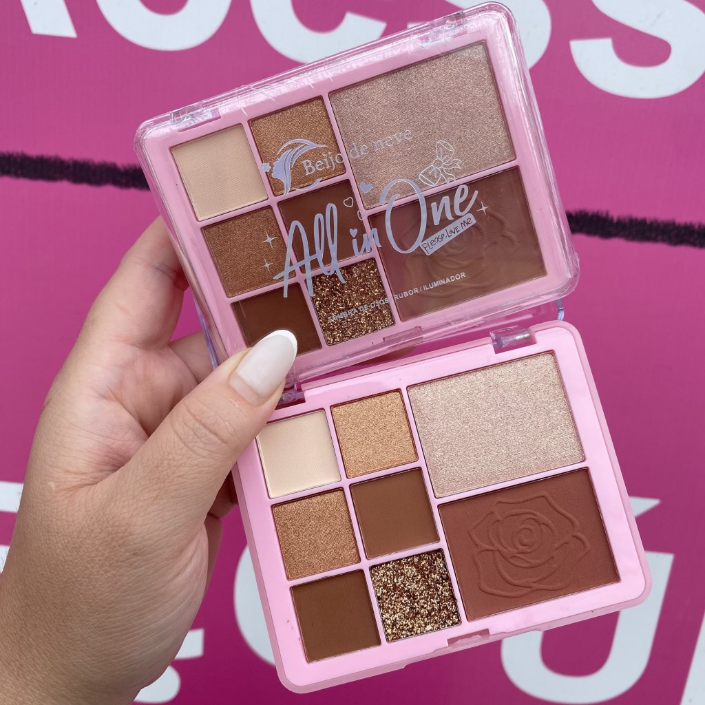 Paleta 3 em 1 All In One 01 - Beijo e Neve