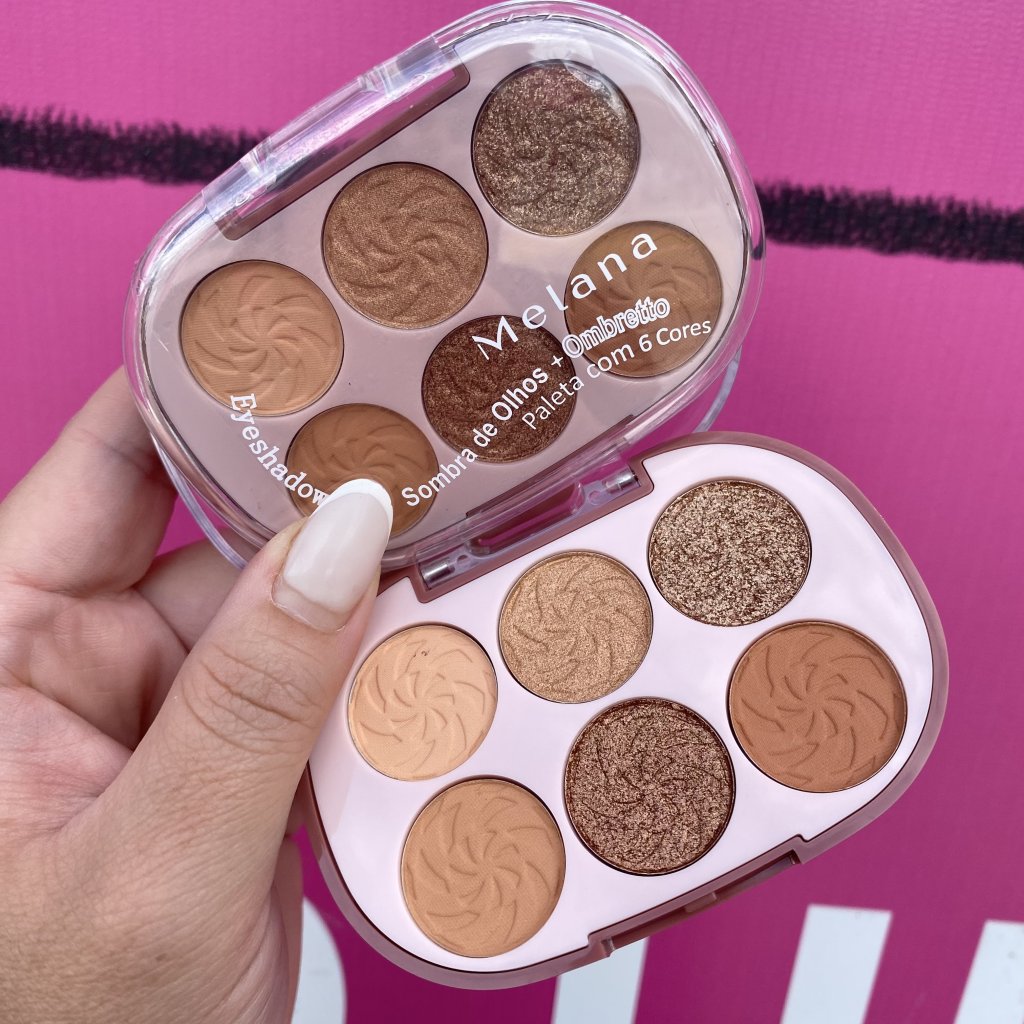 Paleta de sombra 6 cores (03) - Melana