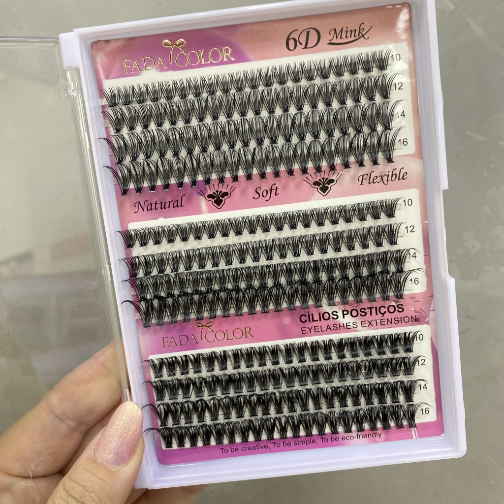(PREMIUM) Cílios Tufinho 30P/40P/50P 0.10D/0.07D 10-16mm - Fada Color 