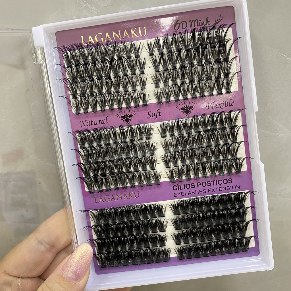 (PREMIUM) Cílios Tufinho 50P/60P/80P 0.07D 8-16mm - Laganaku