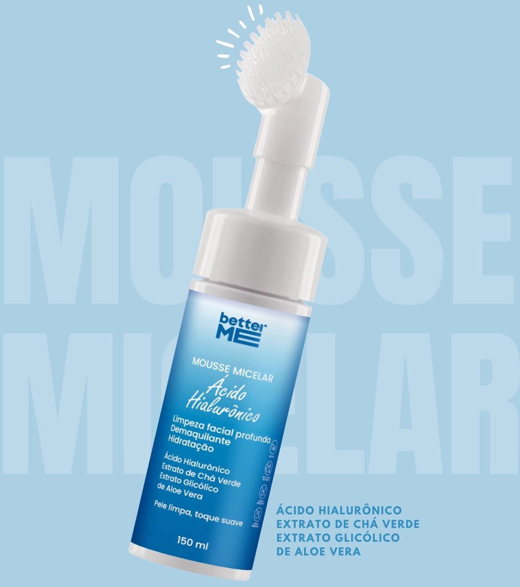 Mousse Micelar ácido Hialurônico- Better Me
