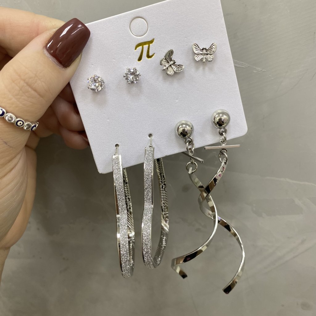 Kit brincos e argolas bijoux (06) ✨