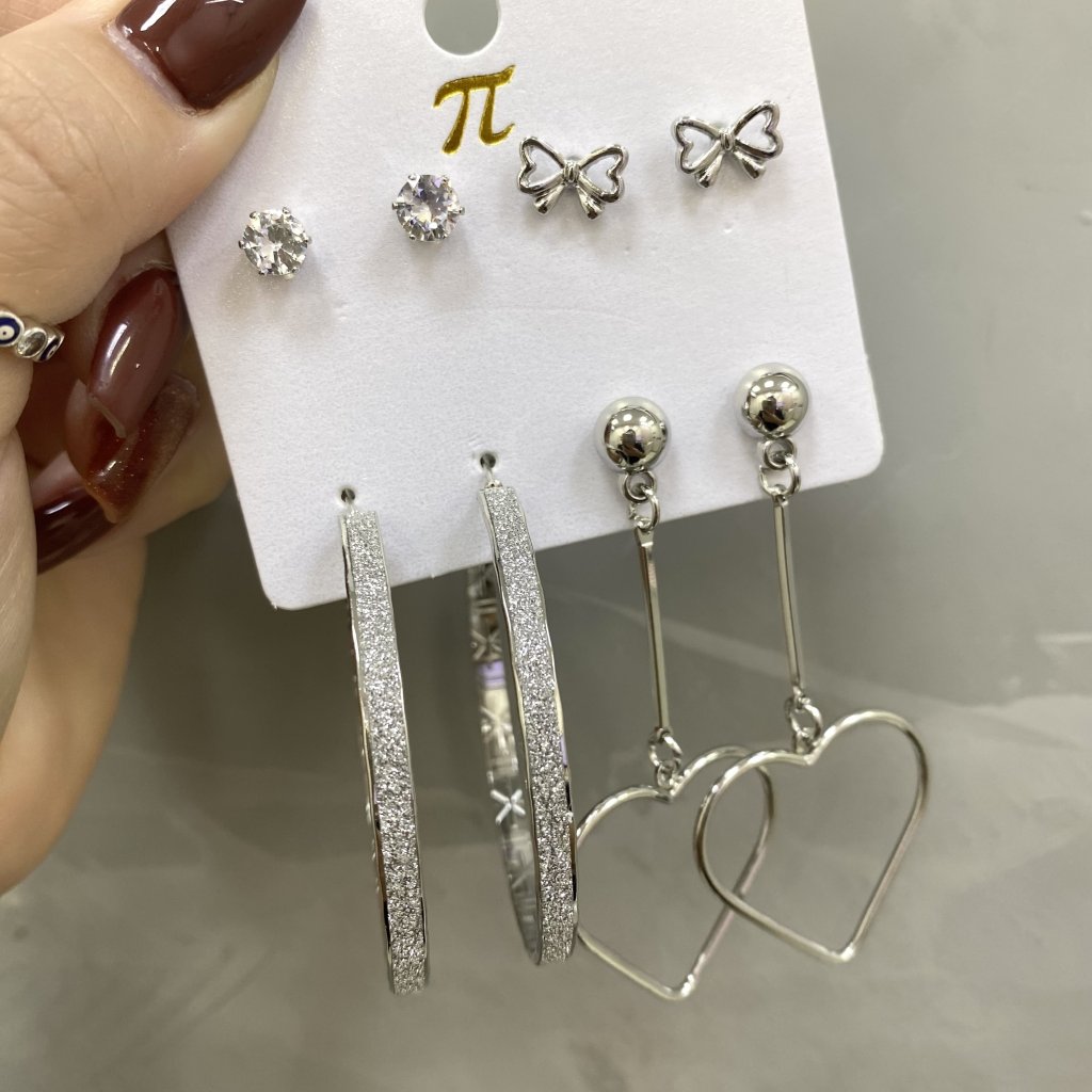 Kit brincos e argolas bijoux (08) ✨