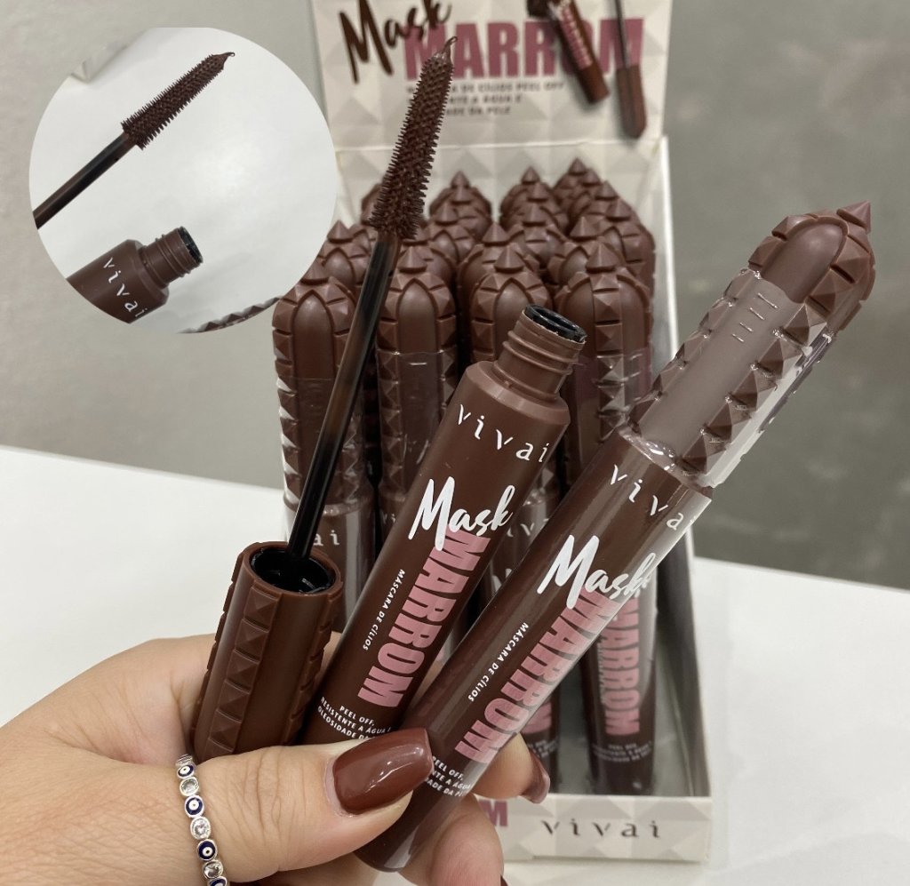Máscara para cílios Marrom Masck - Vivai
