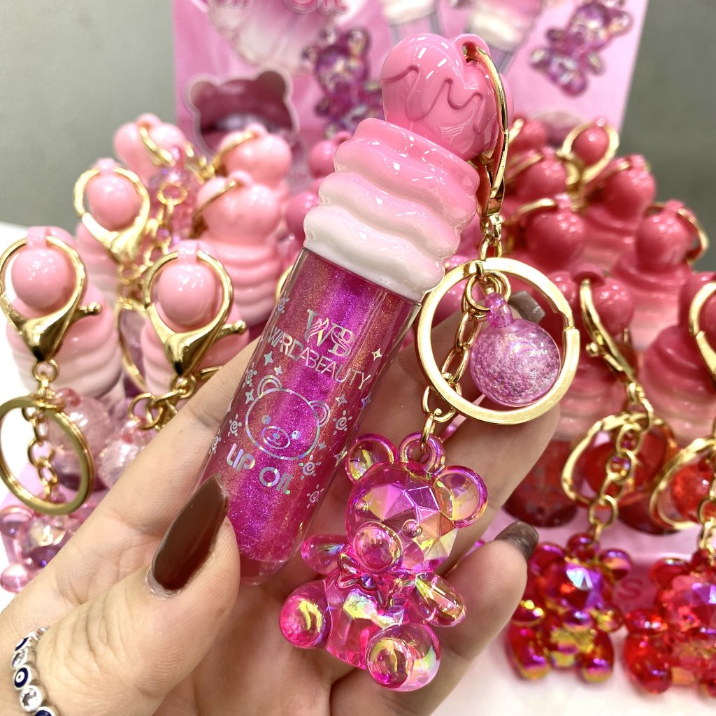 Lip oil magico + chaveiro urso 🐻 - WardaBeauty