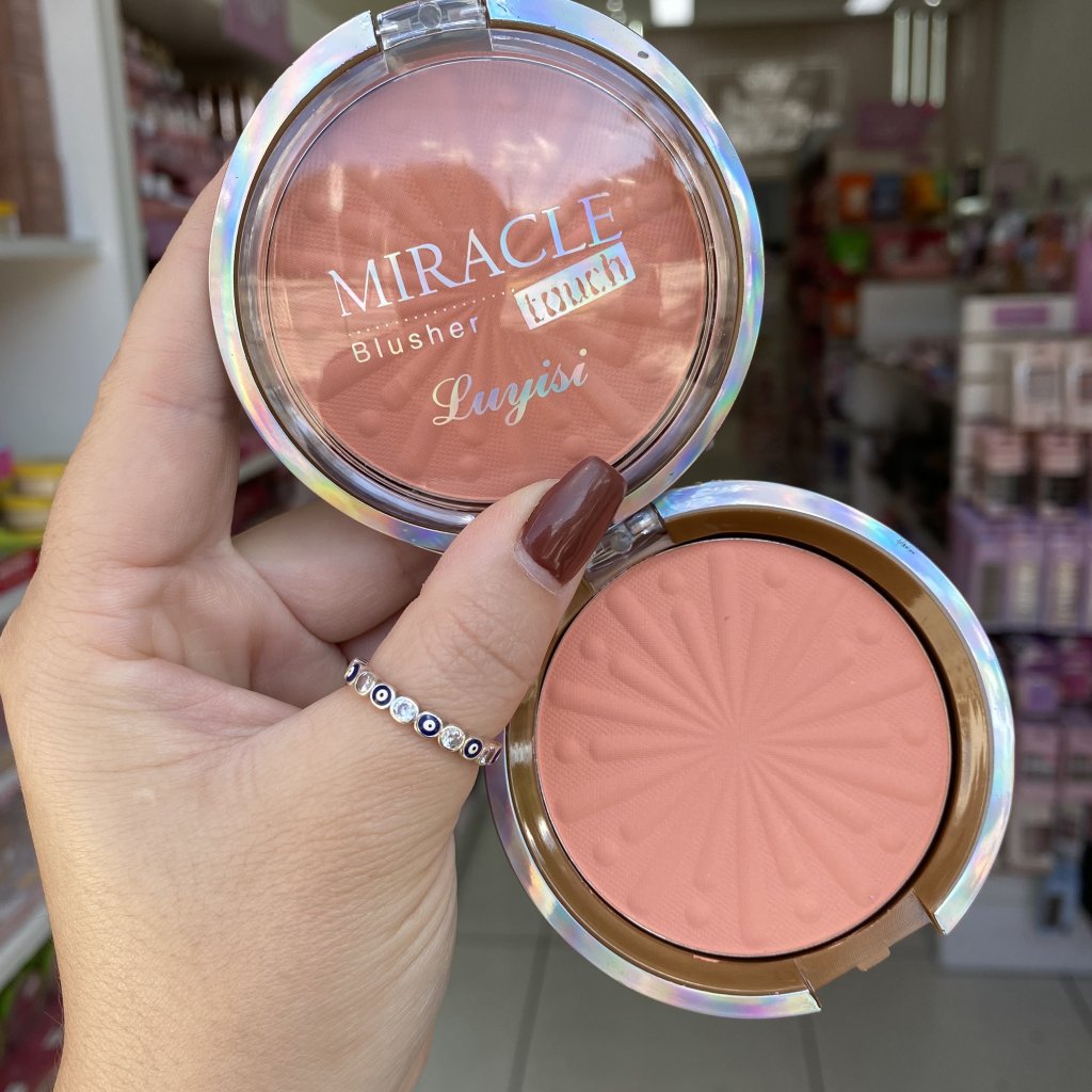 Blush compacto Miracle (01) 6789 - Luyisi