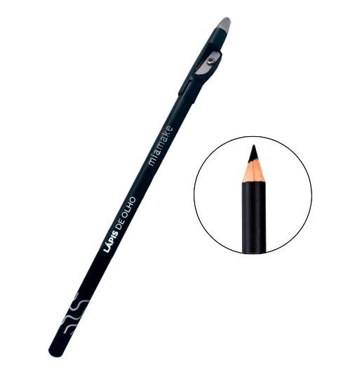 Lapis de olho preto c/ apontador - Mia Make