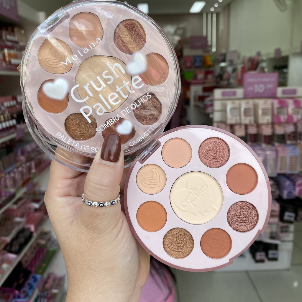 Paleta de sombra 9 cores Crush (01) - Melana