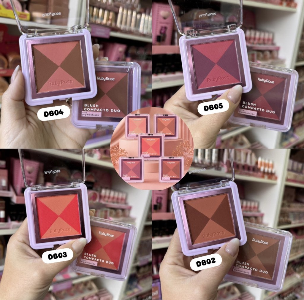 Blush Compacto Duo Ruby Rose 
