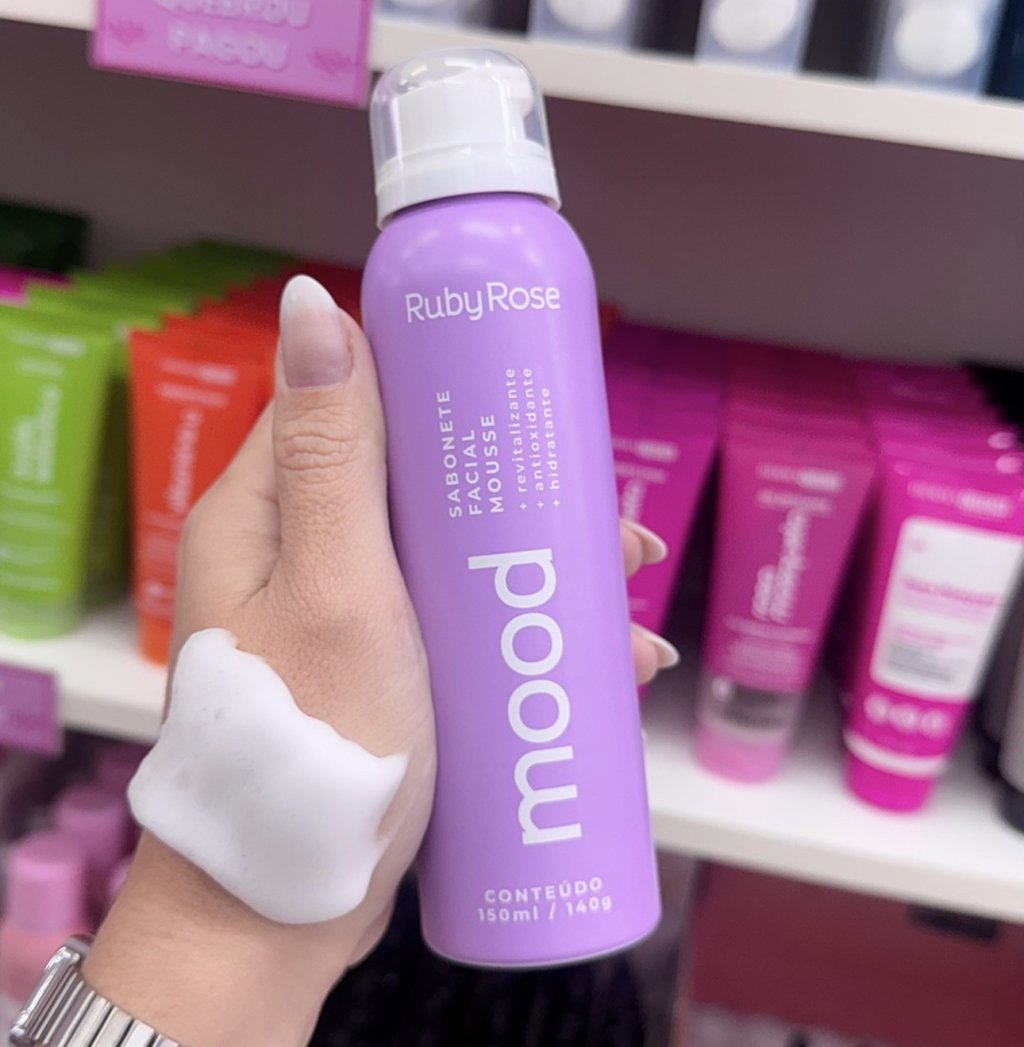Sabonete Facial Mousse Mood - Ruby Rose