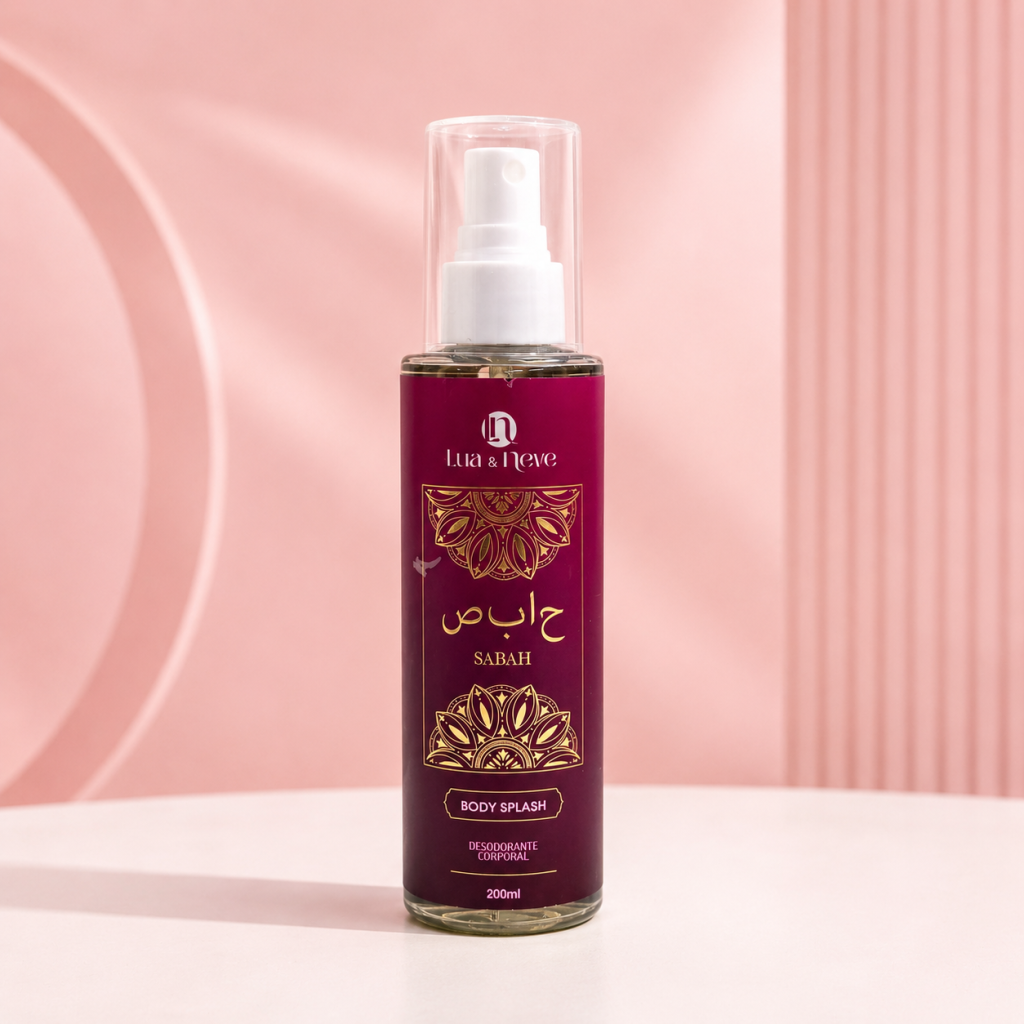 (PREMIUM) Body Splash árabe inspiração Sabah - Lua e Neve