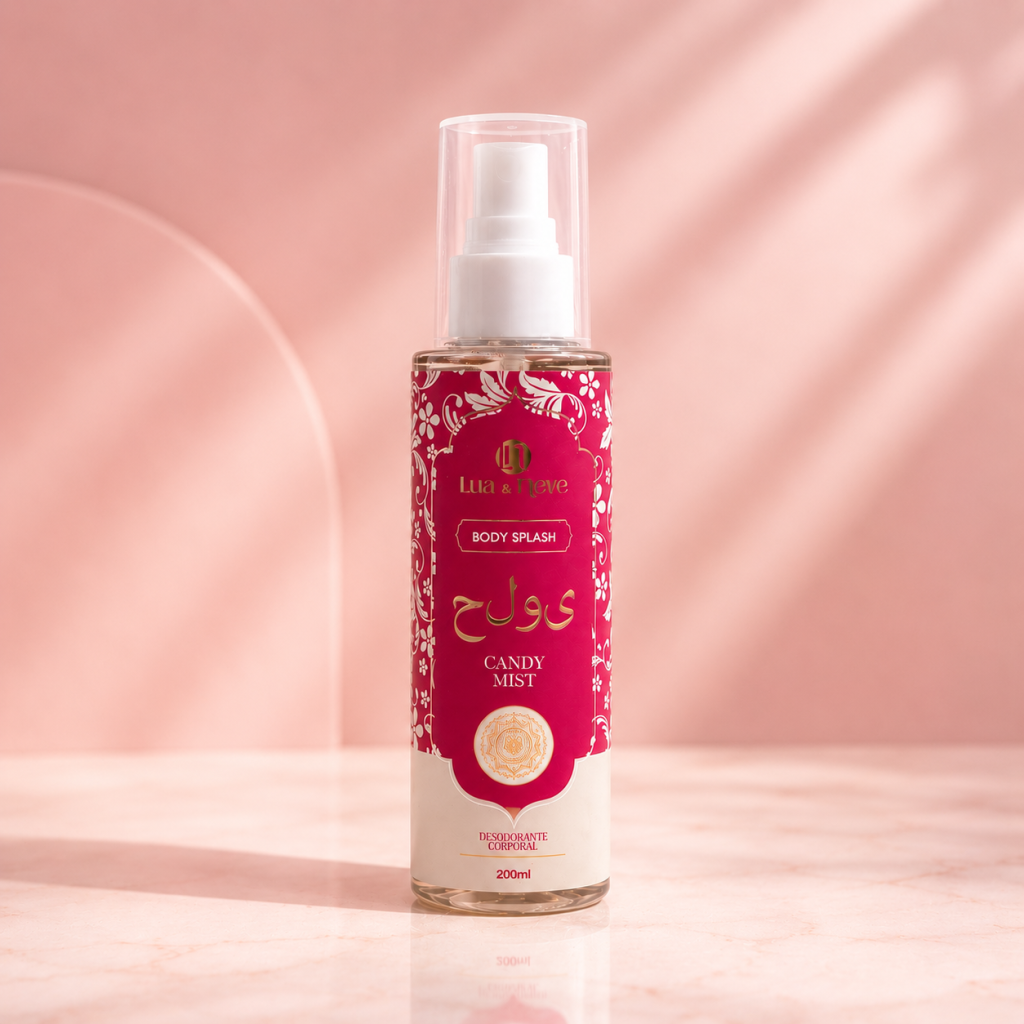 Body Splash Árabe Inspiração Yara Candy Lataffa - Lua E Neve PBS0109
