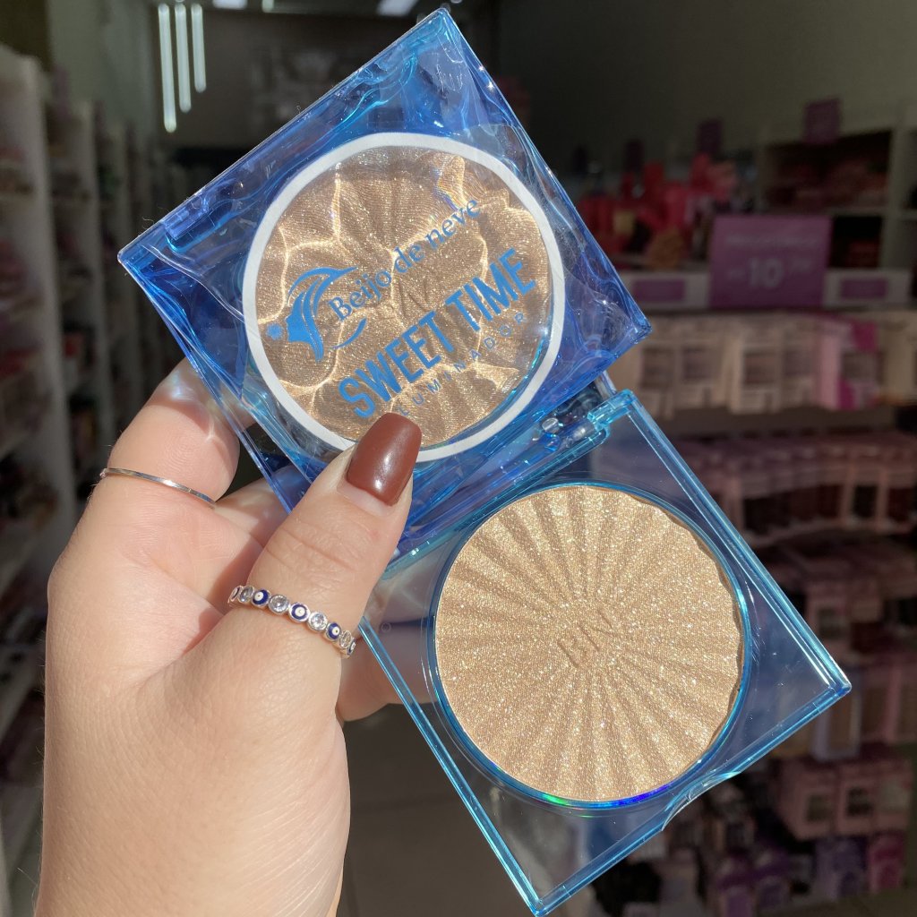 Iluminador compacto Sweet time (02) - Beijo de Neve