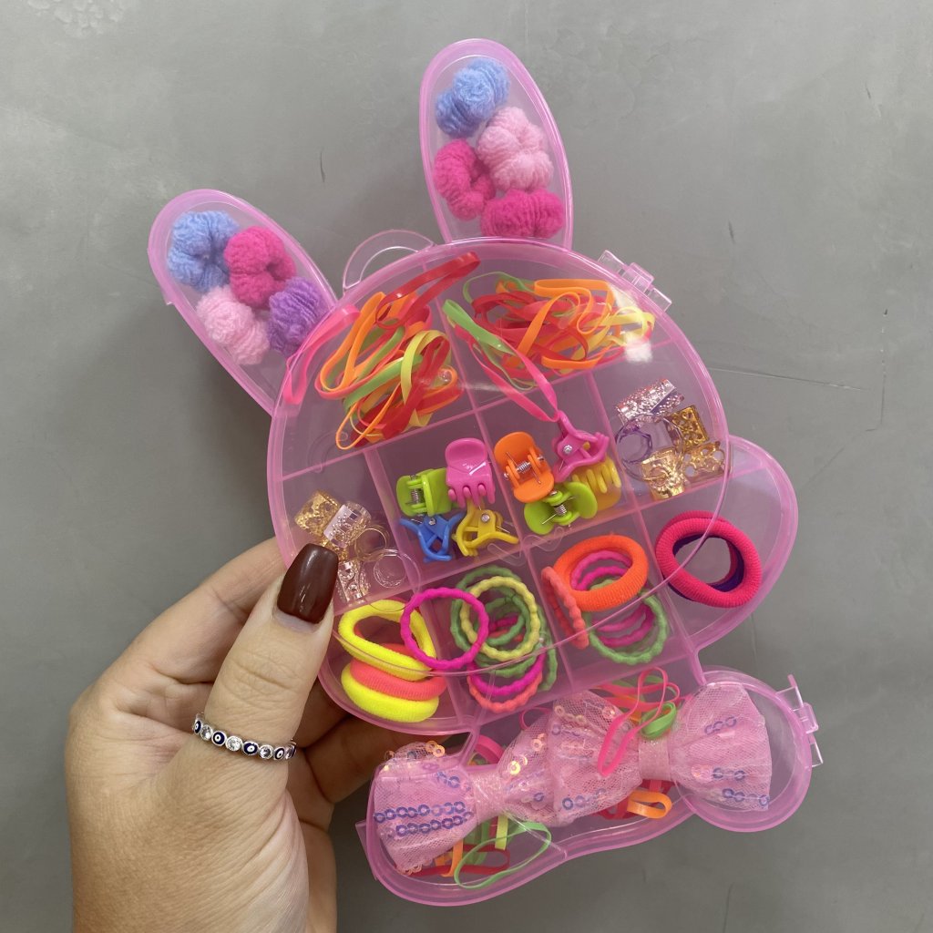 Kit acessórios para cabelo infantil (colorido) ✨