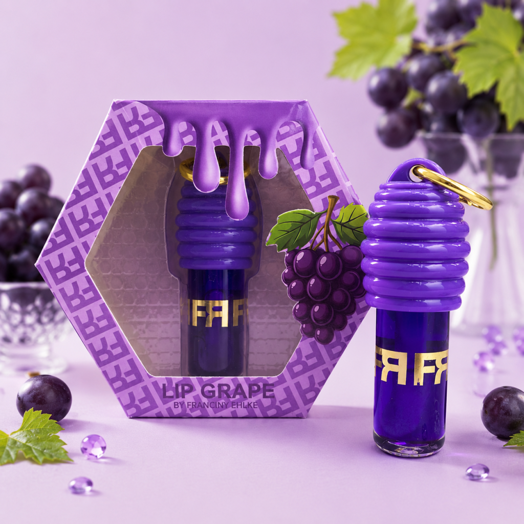 Gloss labial Lip Grape + mosquetão 🍇