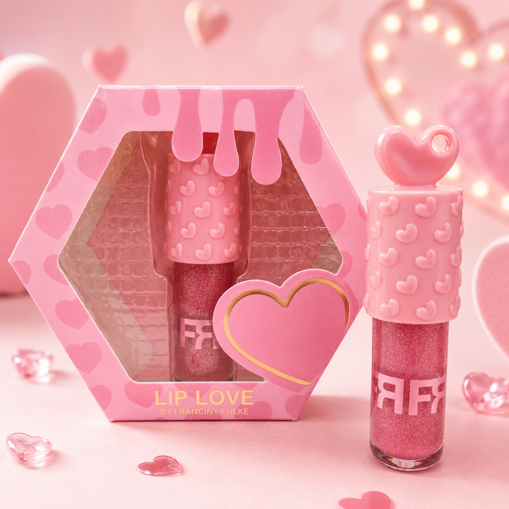 Gloss Labial Lip Love brilho (Rosa) 💗