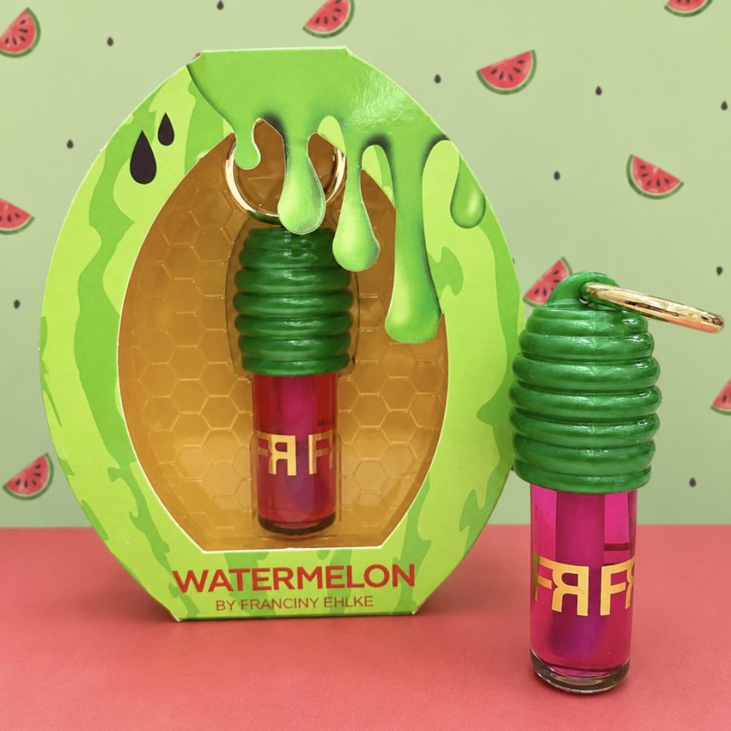Gloss Labial Lip Watermelon + mosquetão 🍉 