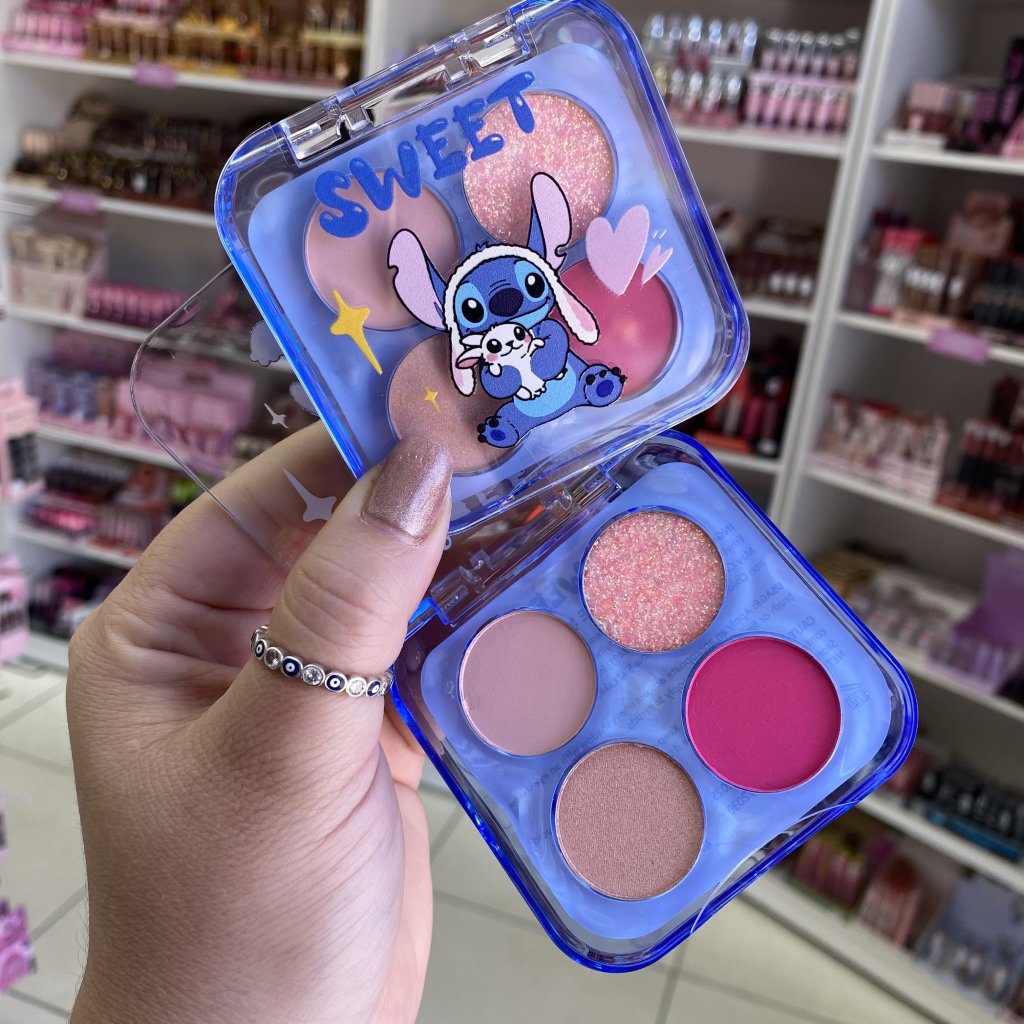 Paleta de sombra 4 cores Stitch (02) - Sweet 