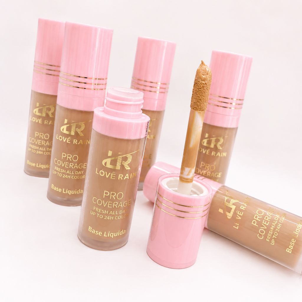 Base líquida Matte Pro Coverage LR-5831 - Lové Rain