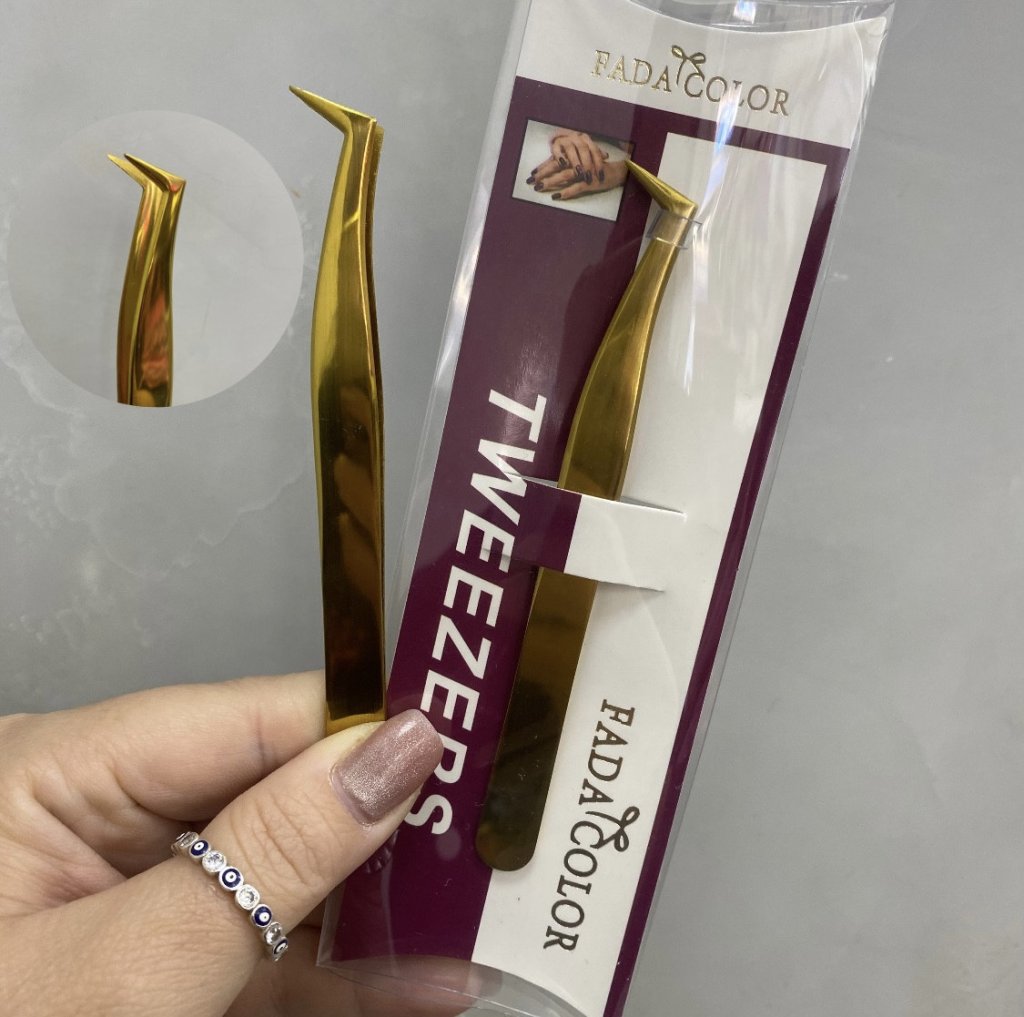 Pinça para aplicação (Dourada) - Fada Color 