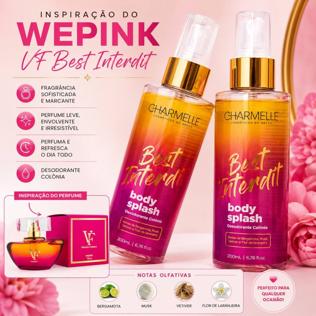 Body Splash Best Interdit - Charmelle 