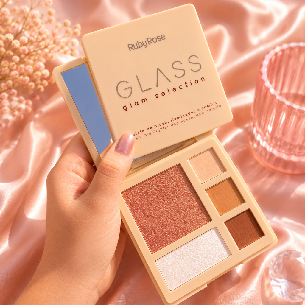 Paleta Glam Selection Glass cor 02 Prestige - Ruby rose 