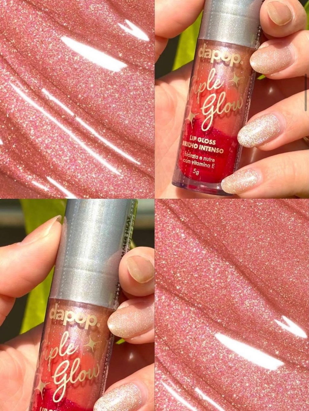 Gloss Labial Triple Glow Summer Heat - Dapop GLOS0380