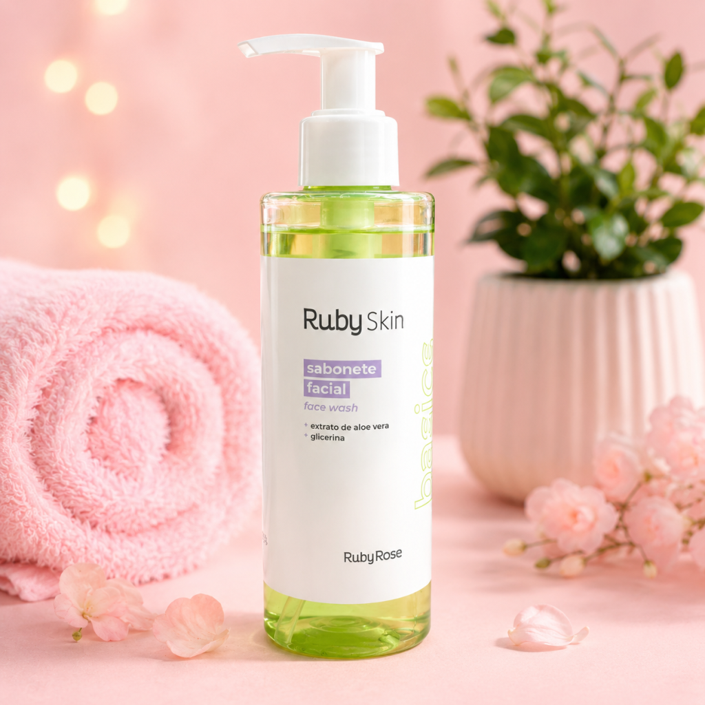 Sabonete Líquido Facial Ruby Skin - Ruby Rose SAB0120