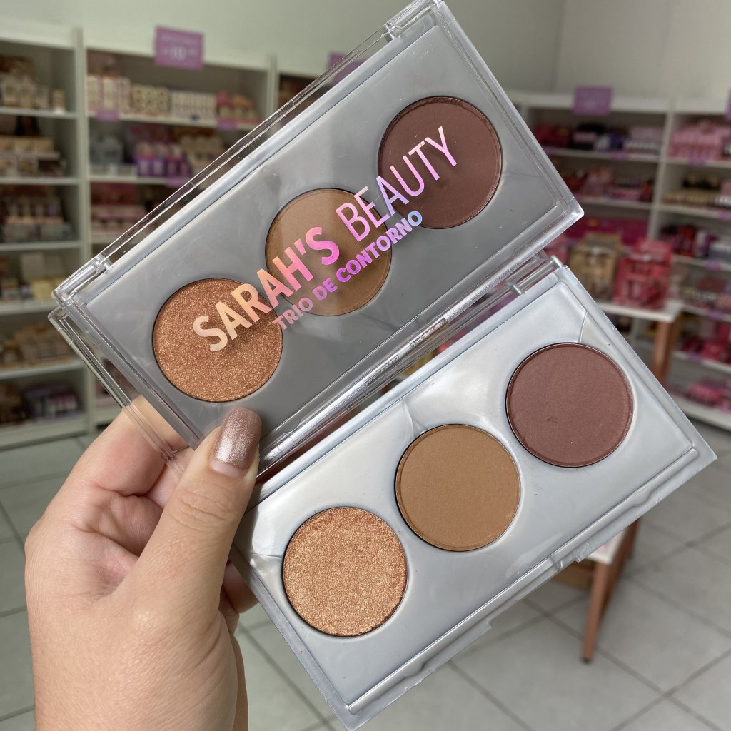 Paleta Trio Contorno Modelo B - Sarah’s Beauty CON0051