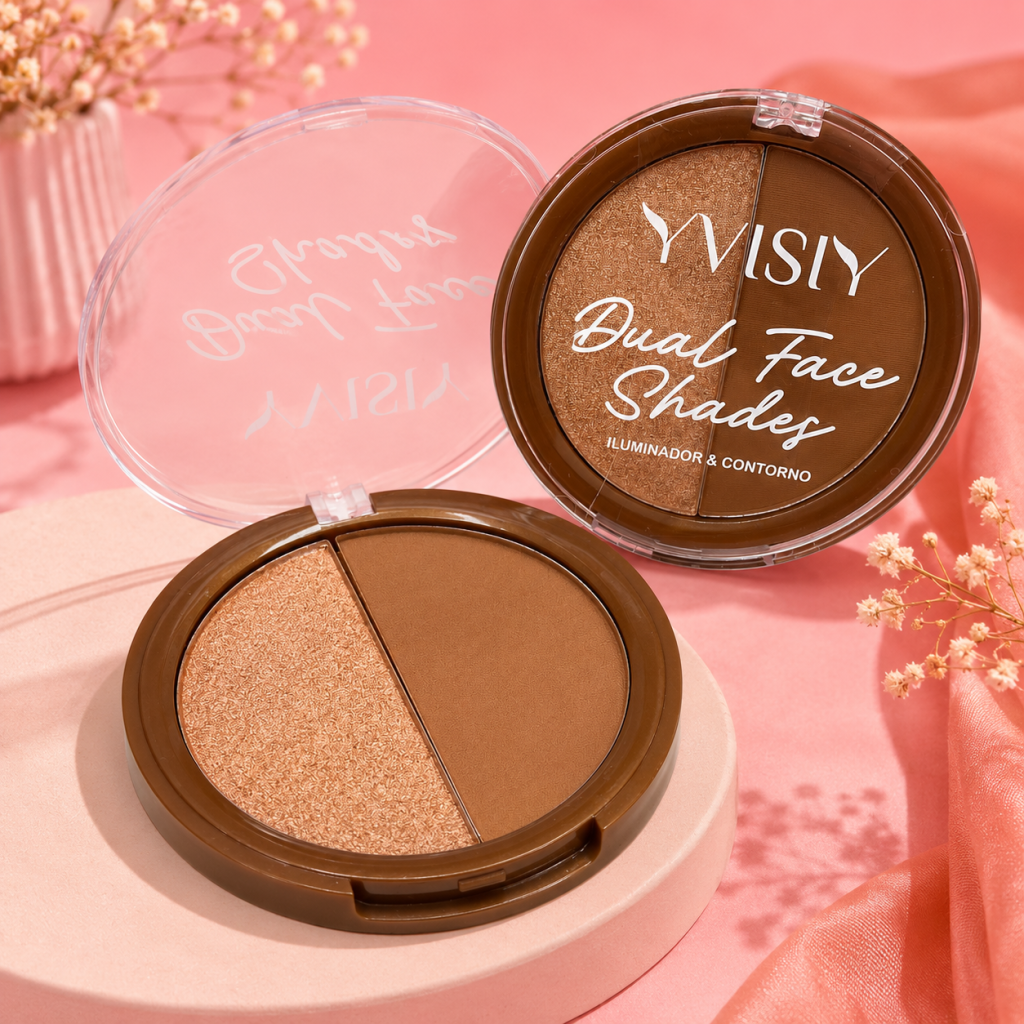 Dual Face Shades Iluminador E Contorno VS8002 - Yvisiy ILU0122