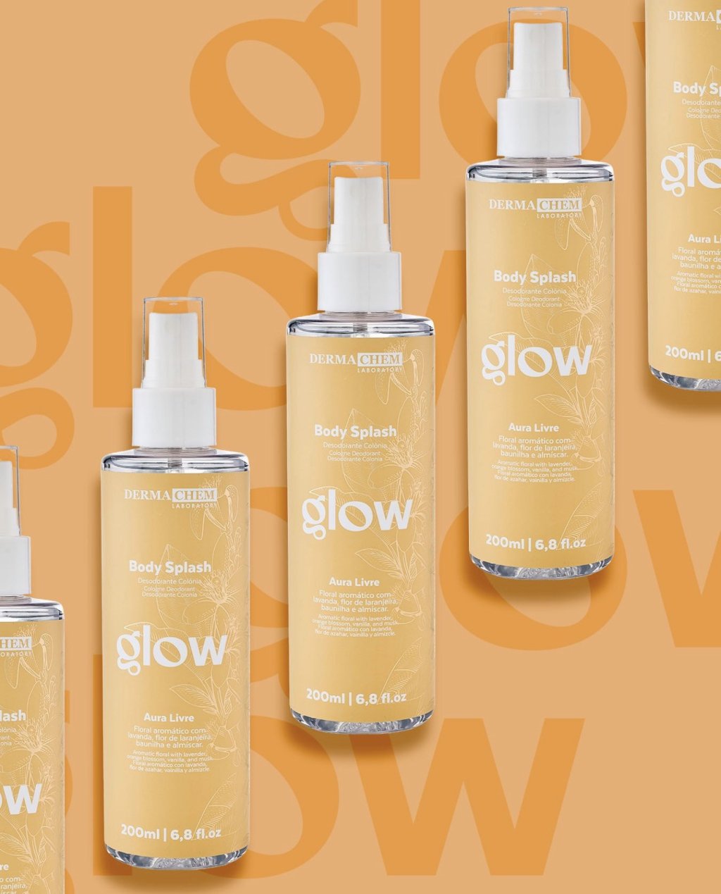Body Splash Glow Aura Livre - Dermachem PBS0124
