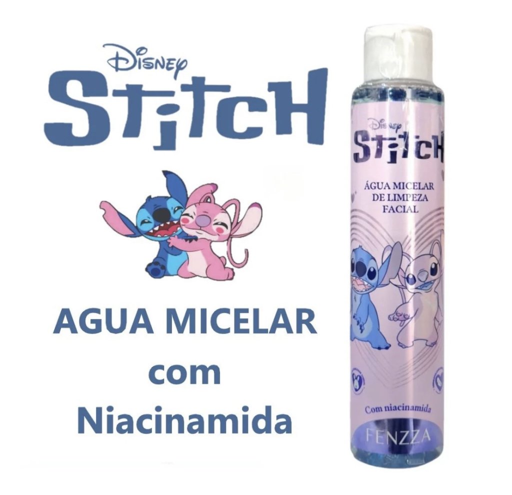 Água micelar de limpeza facial Stitch - Fenzza 