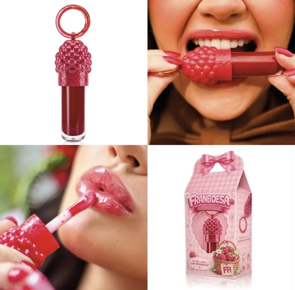 GLOSS FRAMBOESA BY Fran By Franciny Ehlke (Réplica Idêntica ✔️)