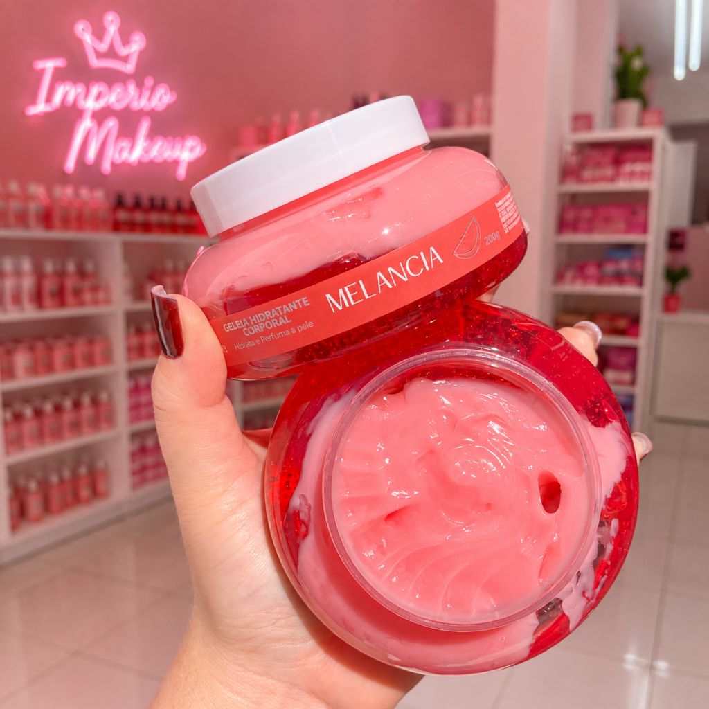 Geleia Hidratante Corporal Hidrata e Perfuma a pele - Melancia 🍉  - Lua e Neve 