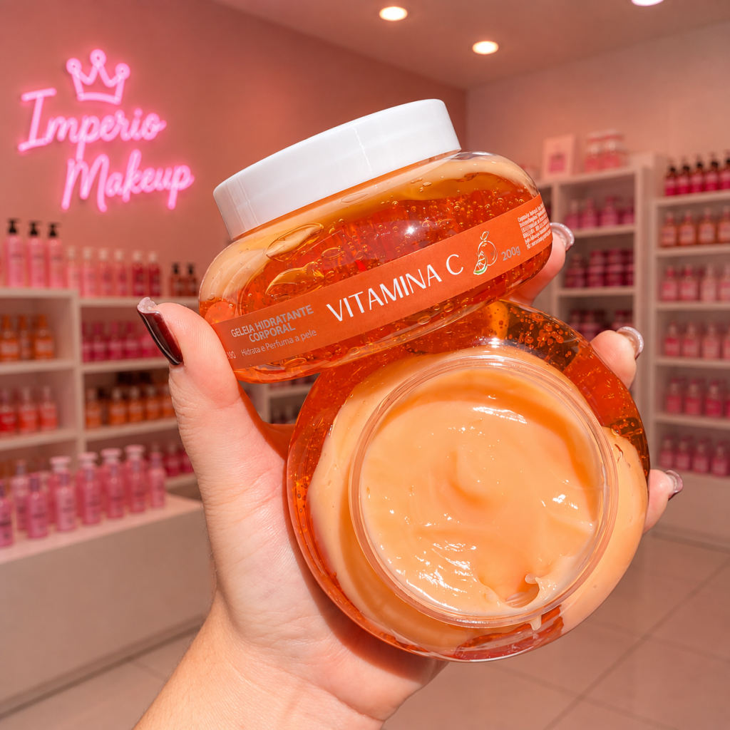 Geleia Hidratante Corporal Hidrata e Perfuma a pele - Vitamima C 🧡 - Lua e Neve 