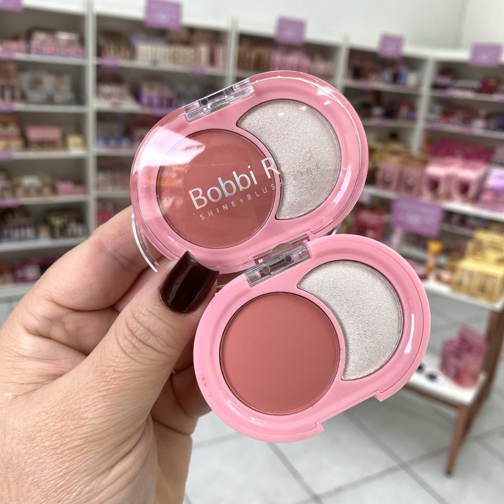 Paleta 2 em 1 shine+blush (02) BB5213 - Bobbi Rara BLU0174