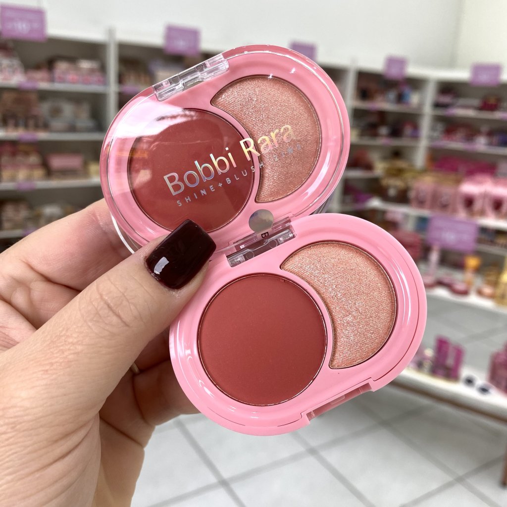 Paleta 2 em 1 shine+blush (03) BB5213 - Bobbi Rara BLU0175