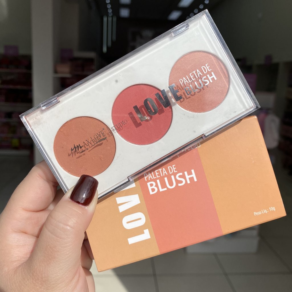 Paleta trio de blush Love (03) - Max Love BLU0179