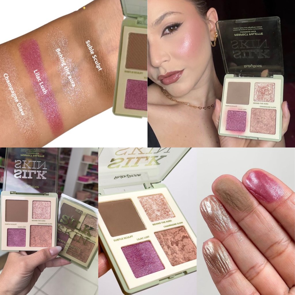 Paleta Multifuncional Perfect Linha Silk Skin - Ruby Rose (luminous Face) BLU0182