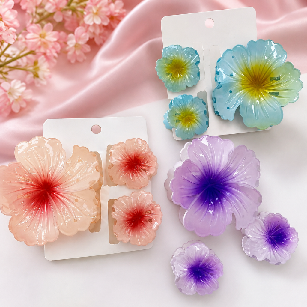Kit presilha flor pétalas detalhada ♥️