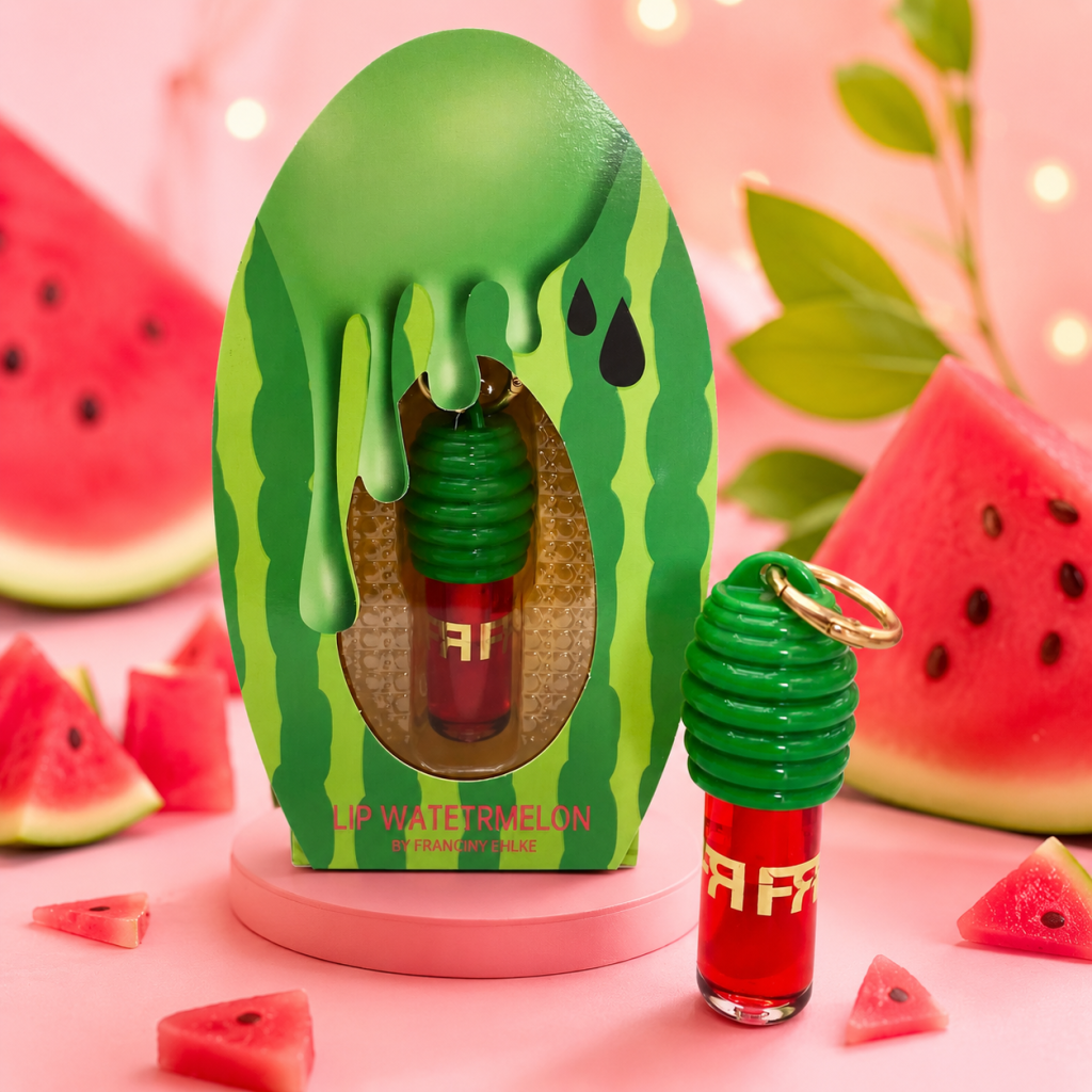 Gloss labial Melancia 🍉 + mosquetão By Franciny Ehlke (réplica) ✨ GLOS0407
