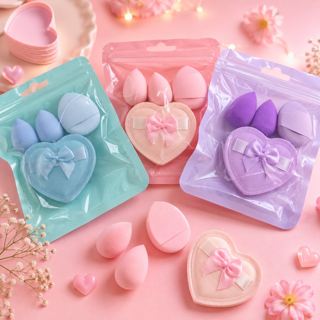 Kit Esponjas Para Maquiagem (Diversos) ✨ ESP0120