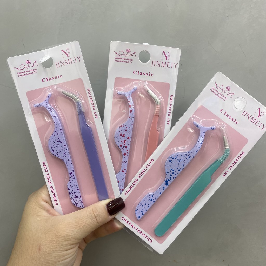 Kit pinça para cílios Classic - Jinmeiy 