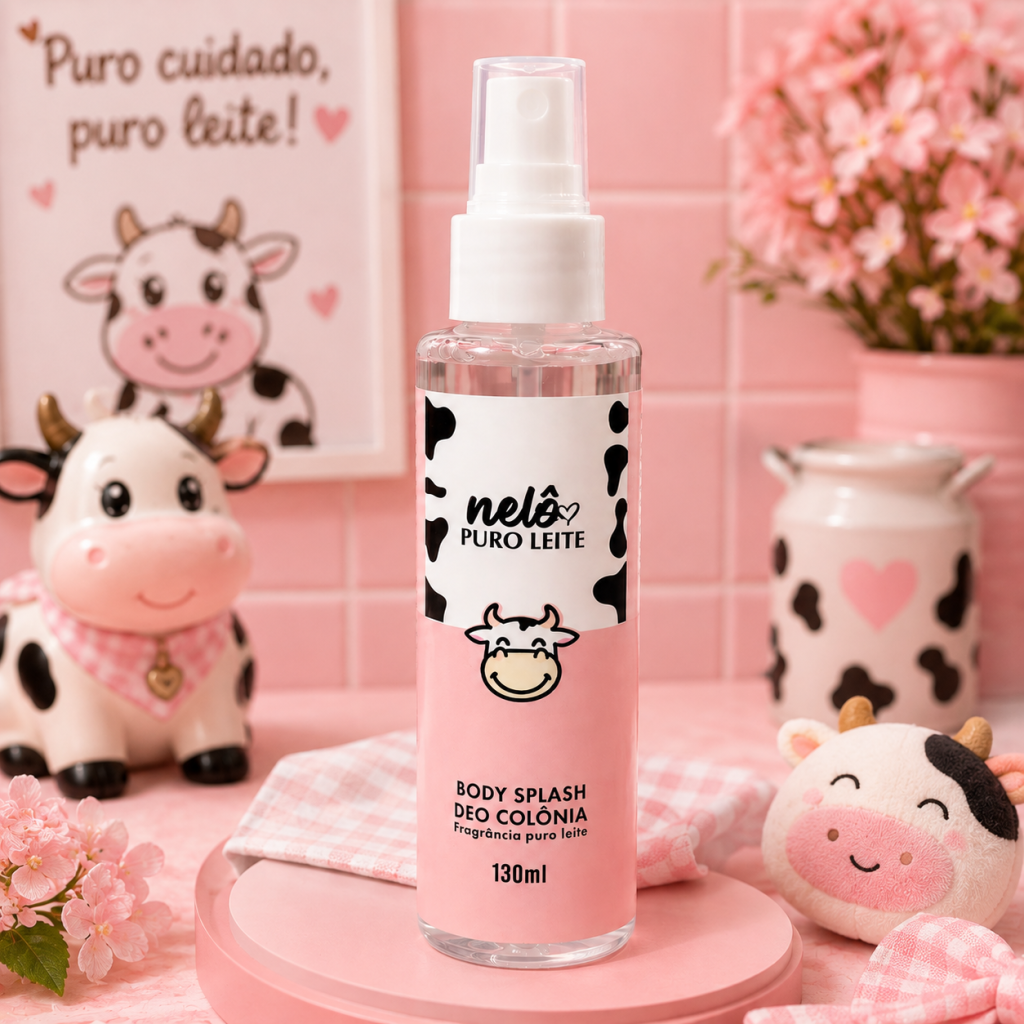 Body Splash Puro Leite - Nelô PBS0146