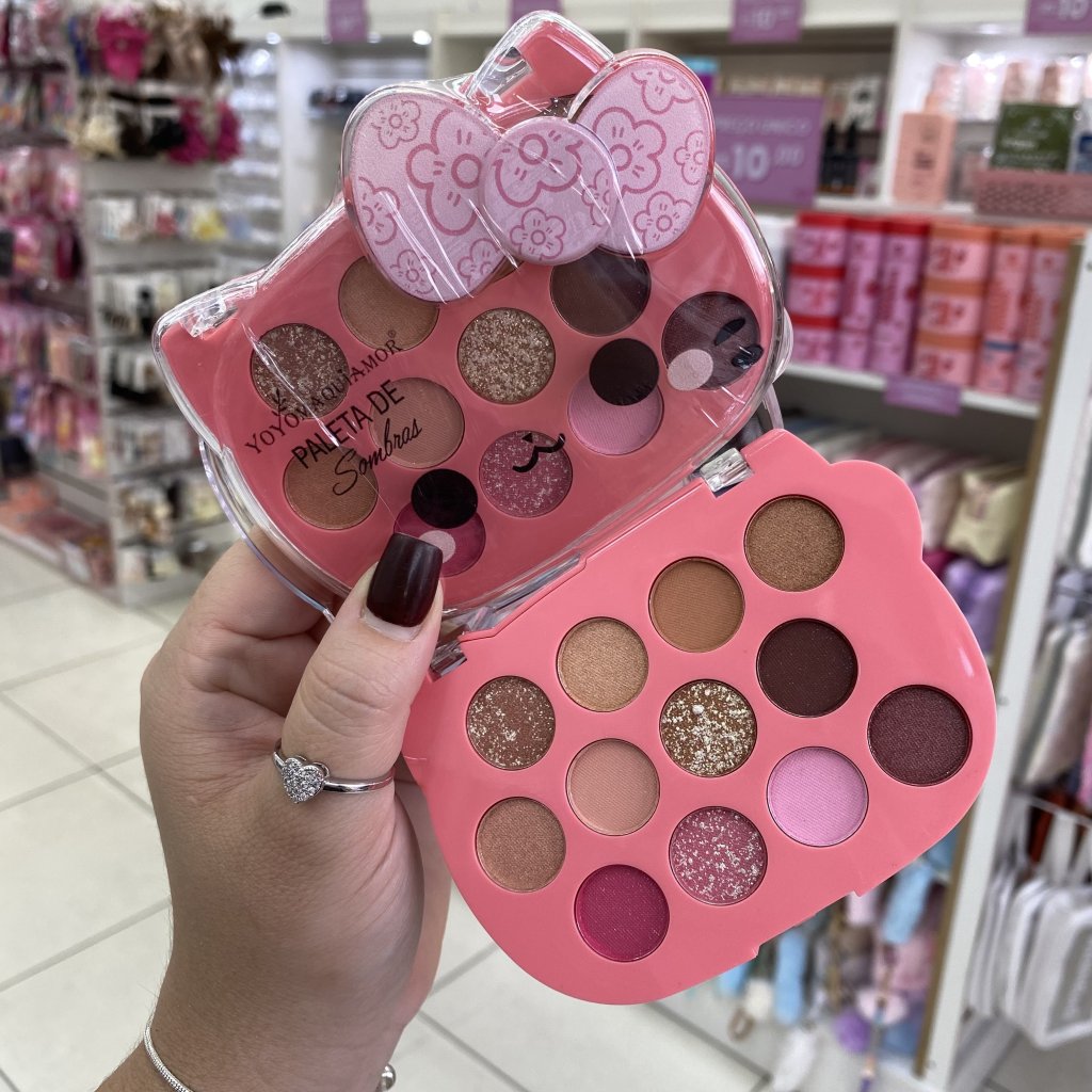 Paleta De Sombras 12 Cores Gatinho (01) YYC-0138 - YoyoMaquiamor SOM0291
